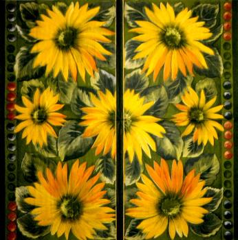 002 Sunflowers - 3 ply - CS